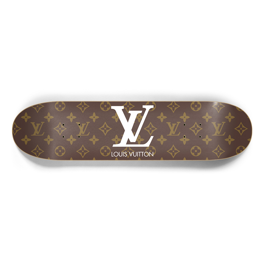 luxuryinterioratelier_skateboard_louisvuitton_brown_logo